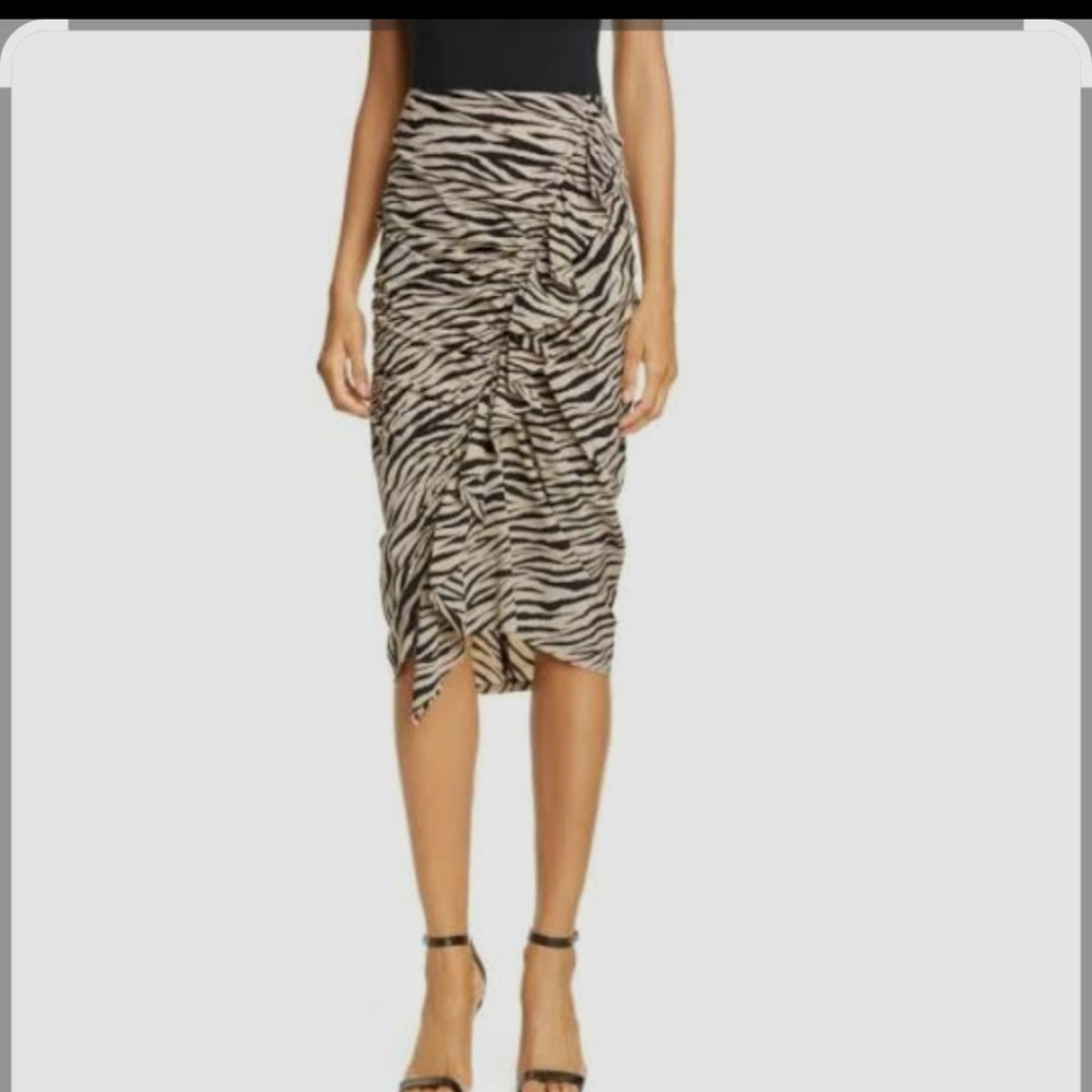 ALC Stylish Zebra Print Skirt